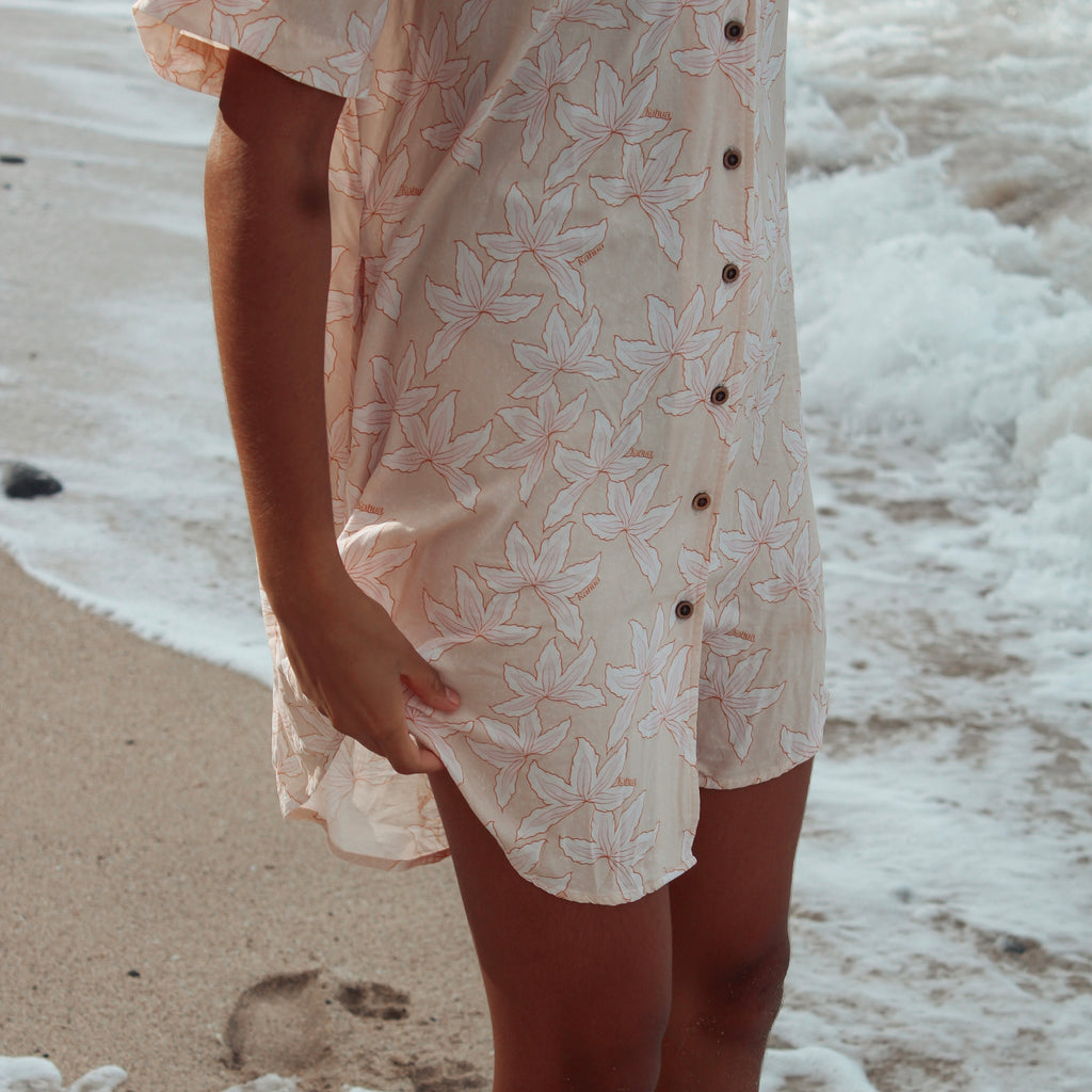 T-SHIRT DRESS - NAUPAKA KUAHIWI