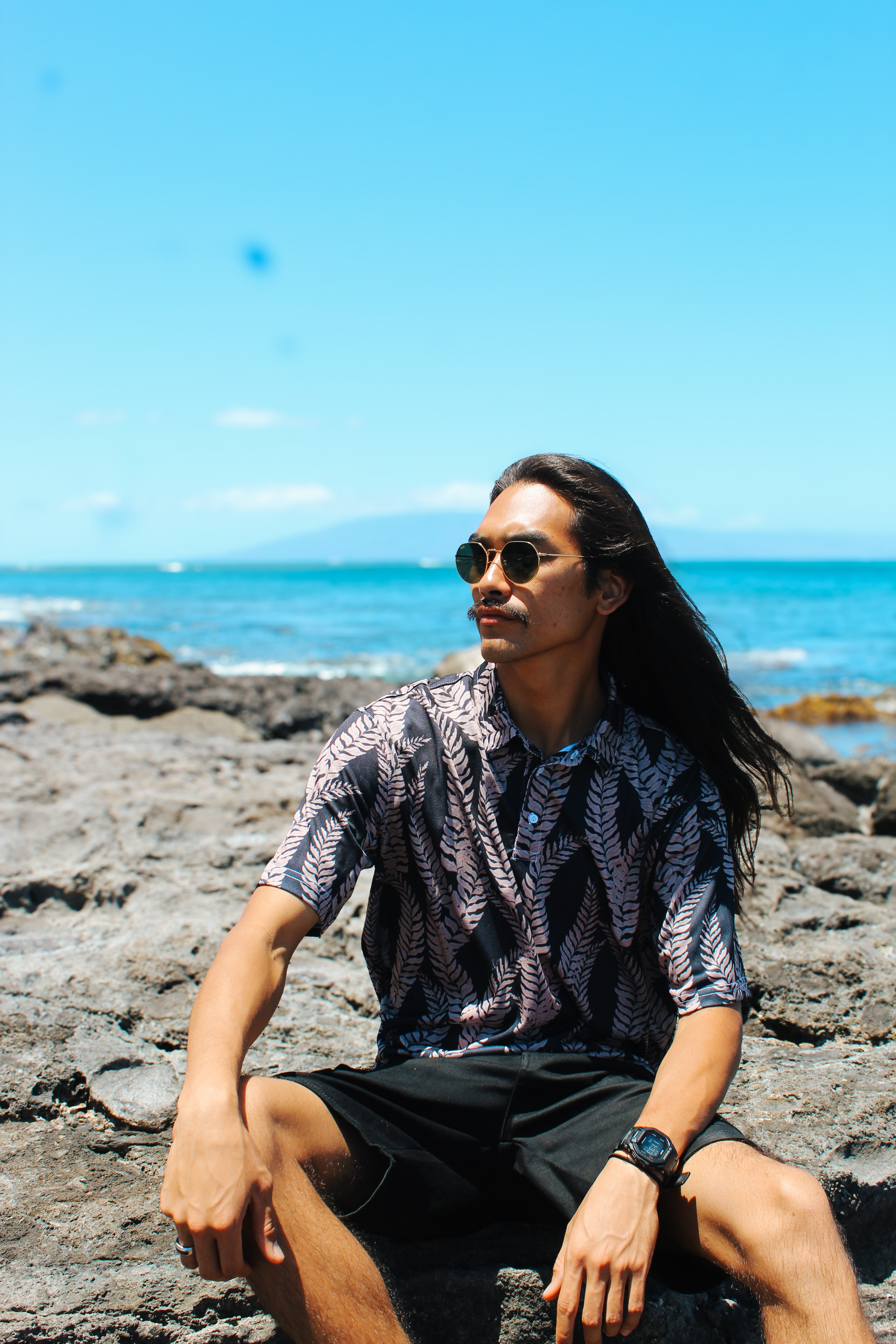 MIDNIGHT FERN POLO