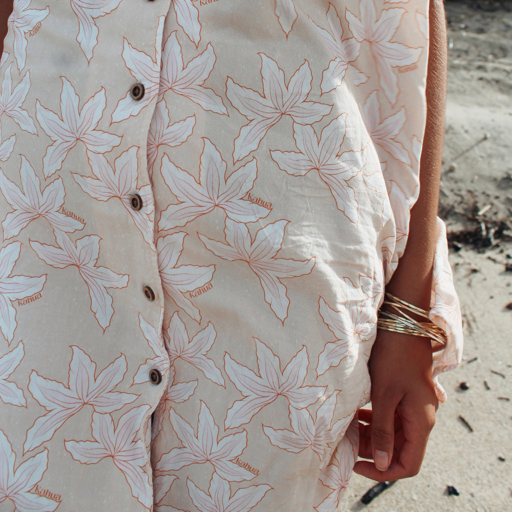 T-SHIRT DRESS - NAUPAKA KUAHIWI