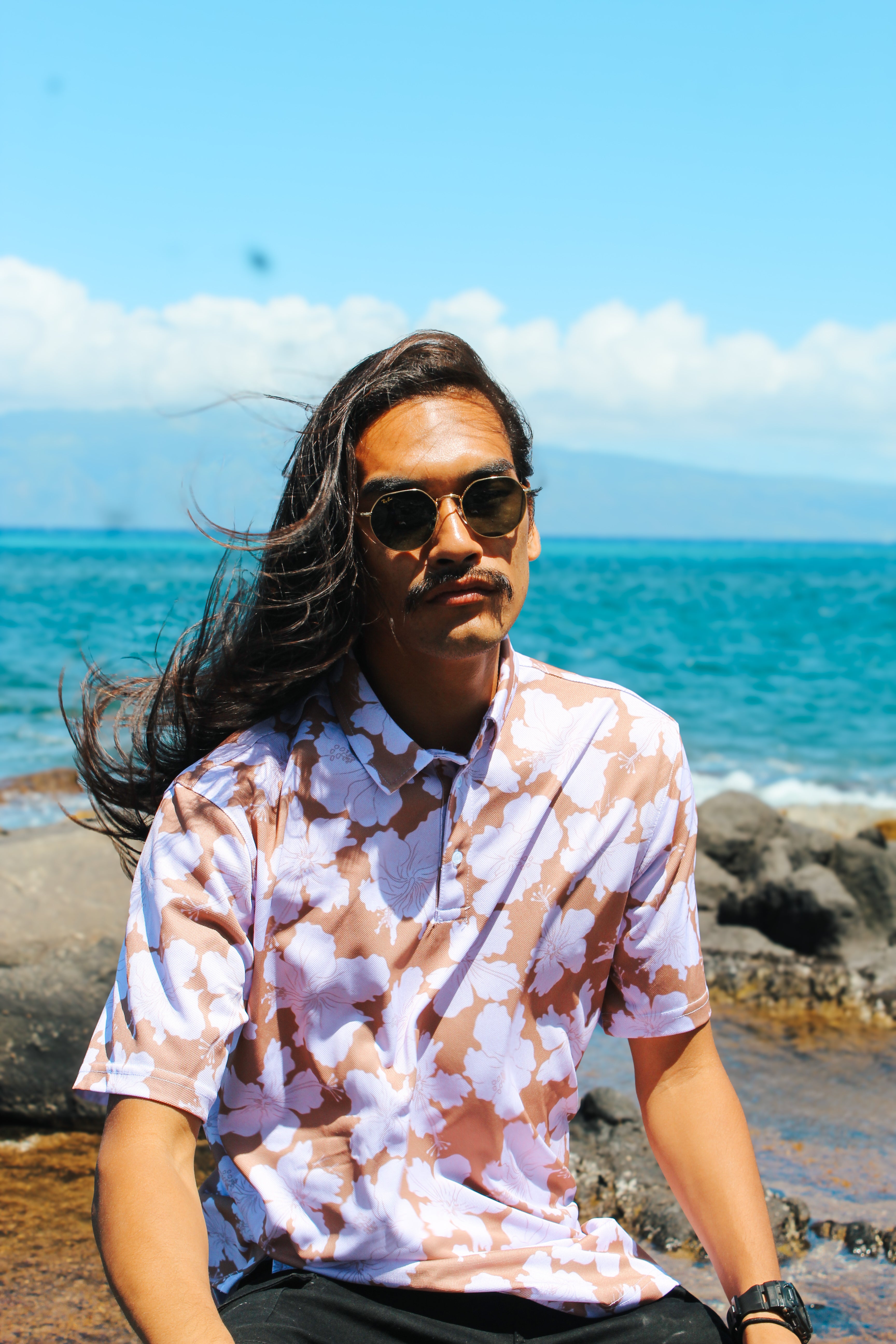 HIBISCUS DRIFT POLO